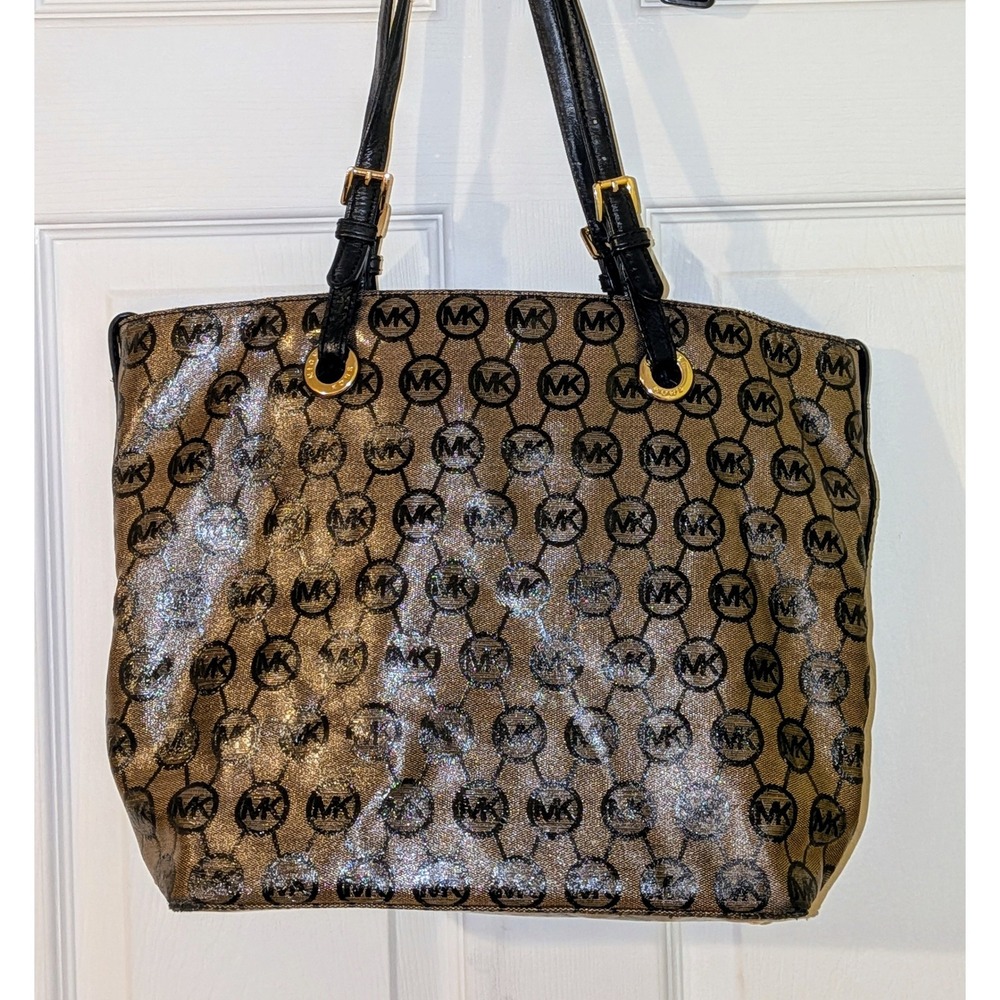 Michael Kors Tote Bag MK Logo Print Shoulder‎ Bag Designer Purse